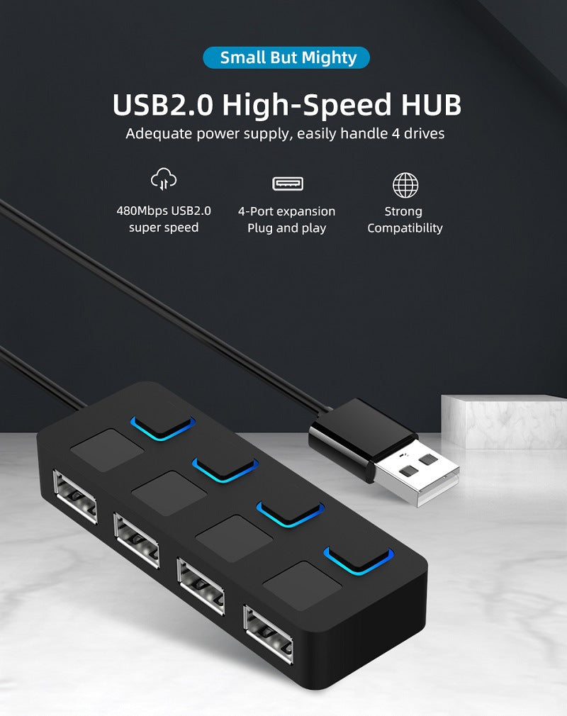 USB 2.0 HUB Multi USB Splitter